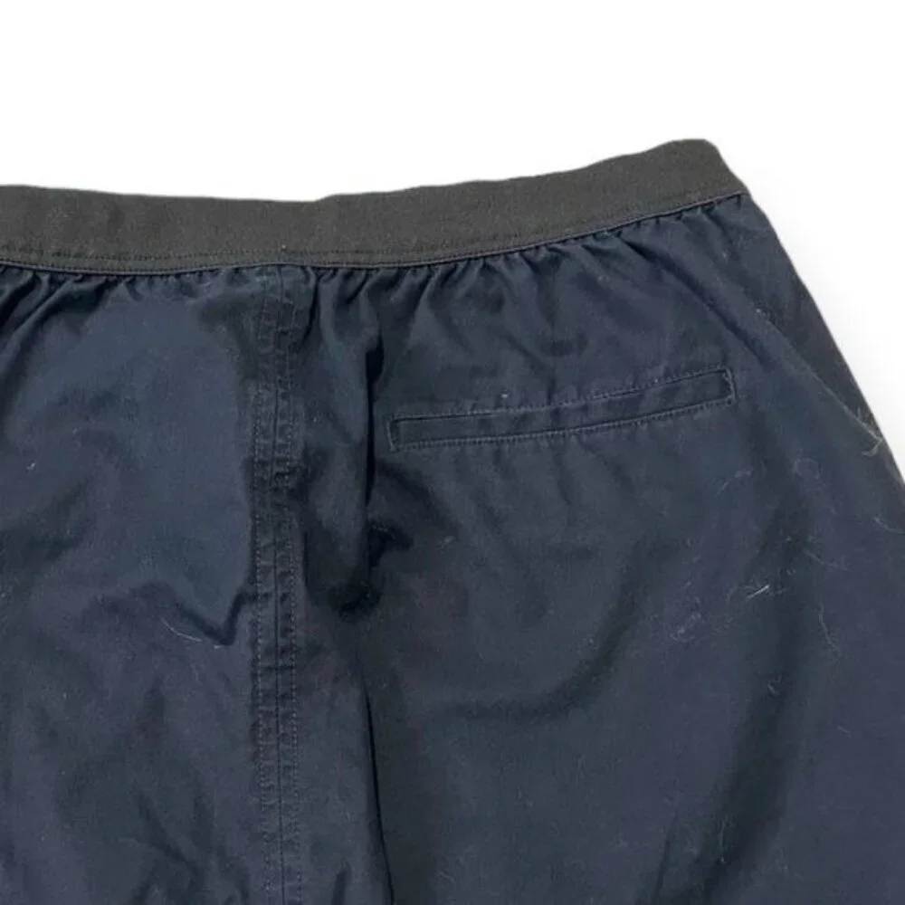 Gap Navy Blue Cotton Pull on Tailored pencil skirt, Size L